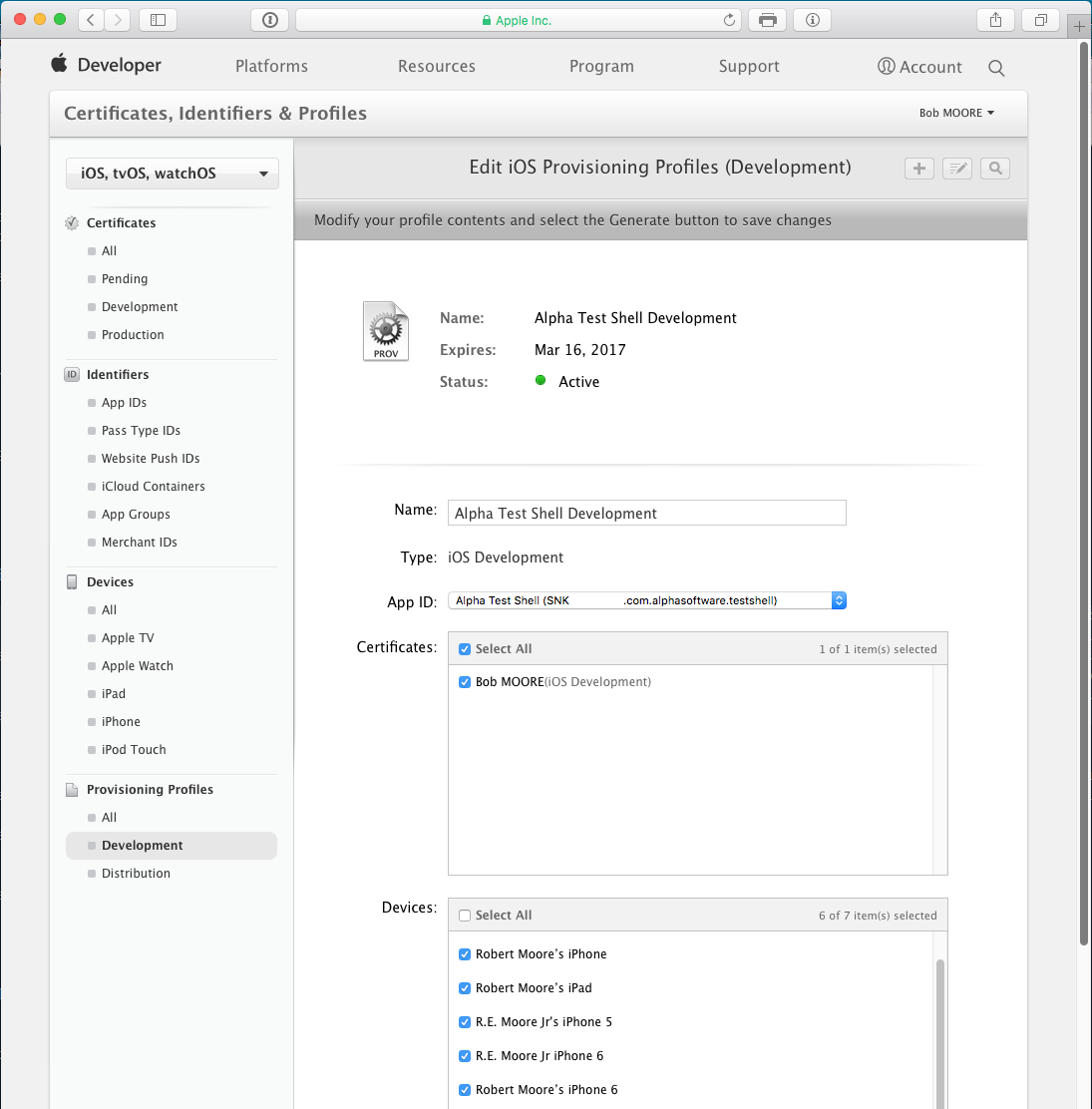 Pw Ios Provisioning Profile Properties